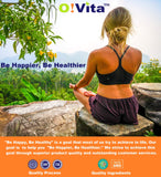 O!VITA St. John's Wort Vegan Tablets with measuring spoon