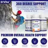 O!VITA supplement capsules in a clear bottle
