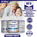 O!VITA Vitamin D3 & K2 Supplement capsule close-up