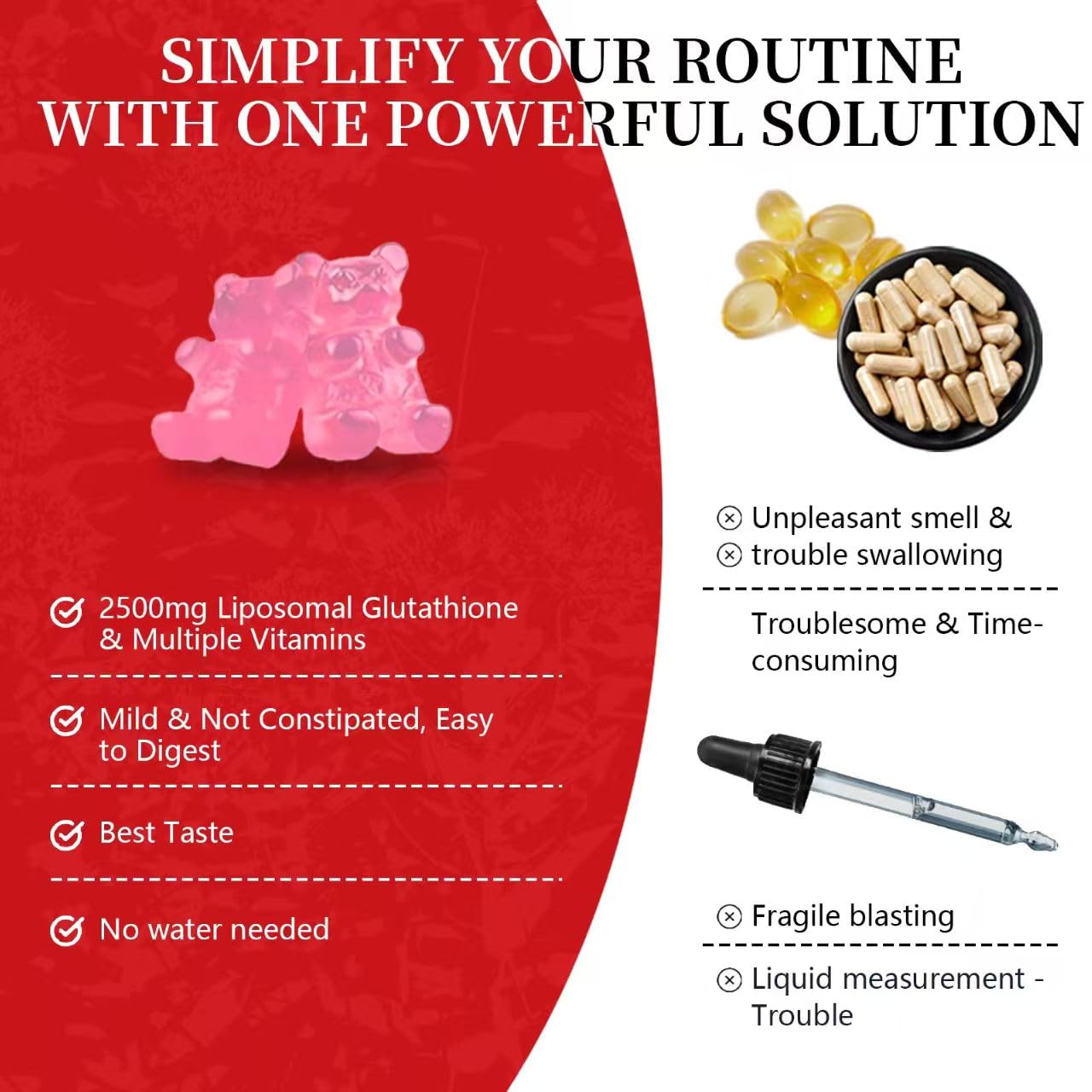 Oakevlp Liposomal L-Glutathione Gummies on a table