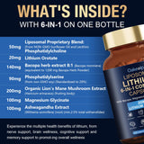Oakevlp Lithium Orotate supplement bottle side view
