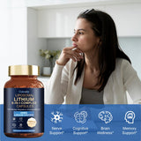 Oakevlp Lithium Orotate supplement label close-up