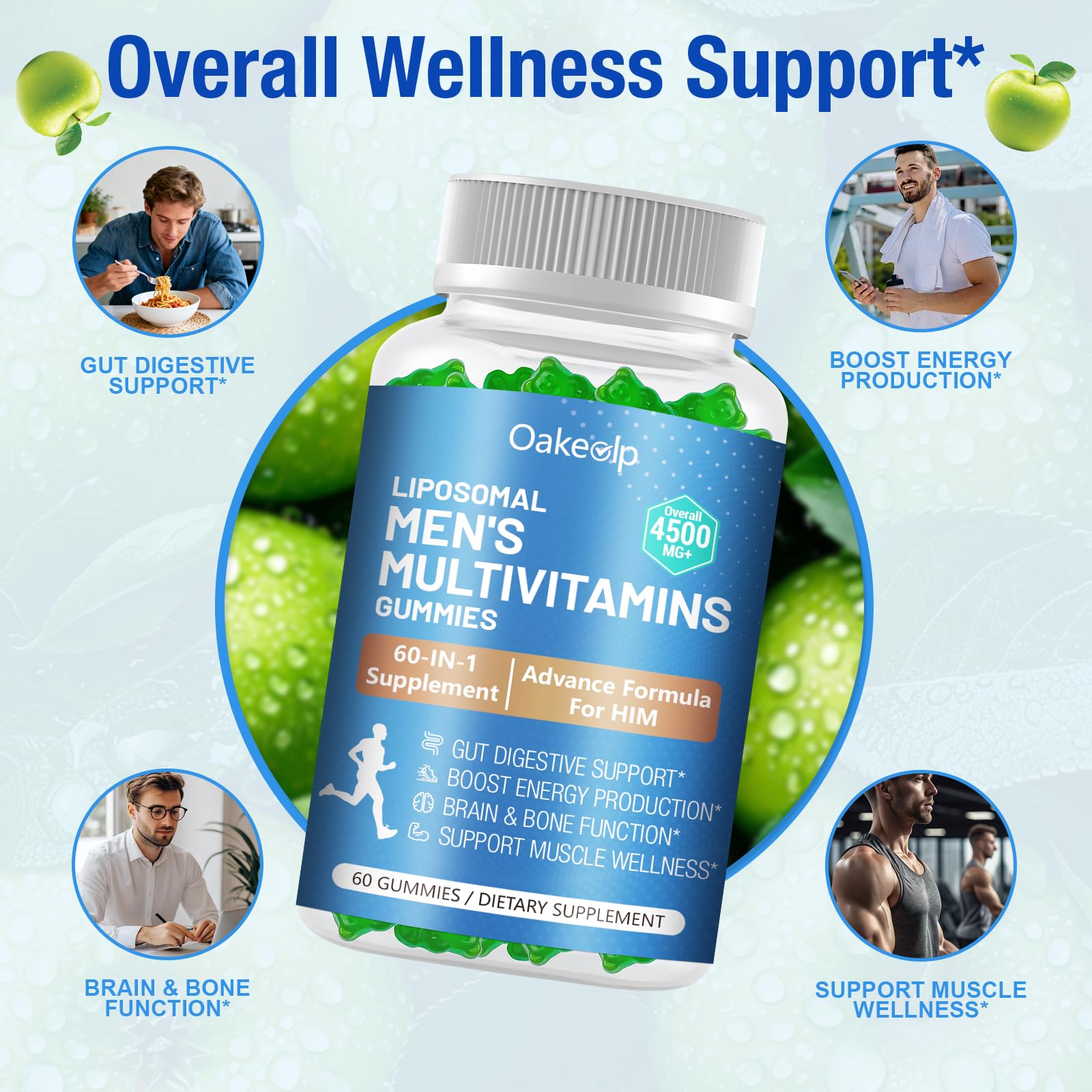 Oakevlp Multivitamins 440g nutritional information