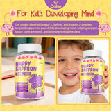 OALSE Saffron Gummies back view packaging