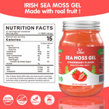 OALSE Sea Moss Gel 425g in a bowl with fruit