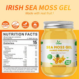 OALSE Sea Moss Gel 524g side view showing texture