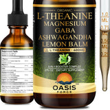 OASIS FORCE L-Theanine Liquid Drops bottle front view