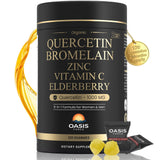 OASIS FORCE Quercetin Gummies front view with packaging