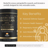 OASIS FORCE Quercetin Gummies nutritional information