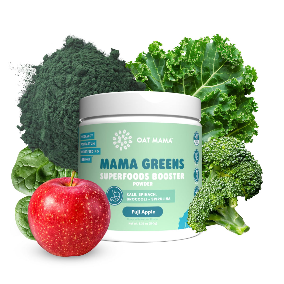 OAT MAMA Mama Greens 236g front view packaging