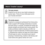 OATH NUTRITION Creatine Powder packaging with scoop