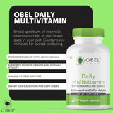 obel Daily Multivitamin with Ashwagandha & Seaweed capsule close-up