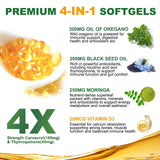 Obill NuTrance Oregano Oil Capsules side view