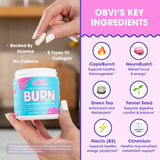 Obvi Collagenic Burn Fast Capsules in a lifestyle setting
