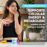 Obvi Collagenic Burn Fast Capsules side view showing dosage