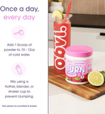 Obvi Collagenic Burn Powder 136g scoop for serving