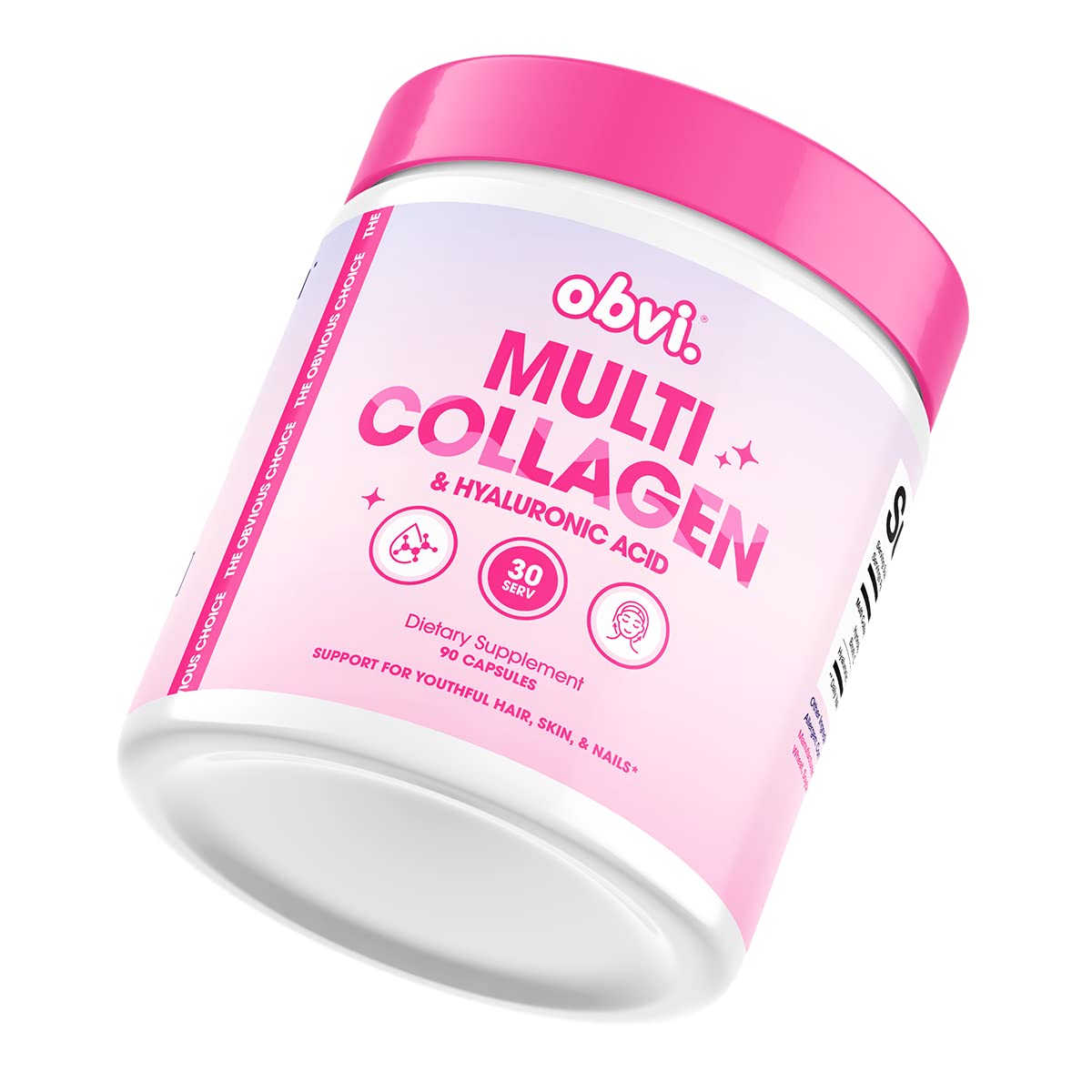 Obvi Multi Collagen Capsules 90 count front view