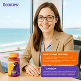 Occotaps Lutein & Zeaxanthin Gummies displayed with other supplements
