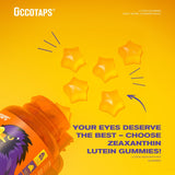 Occotaps Lutein & Zeaxanthin Gummies on a table