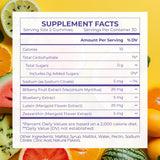 Occotaps Lutein & Zeaxanthin Gummies star-shaped