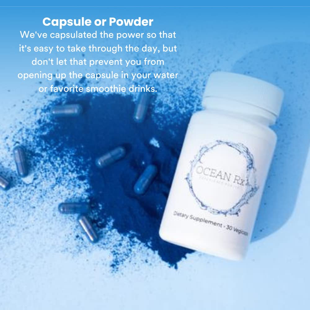 Ocean Rx Blue Spirulina 82g packaging