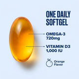 Oceanblue Everyday Omega Minis Fish Oil Softgels back view