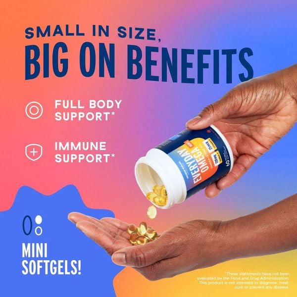 Oceanblue Everyday Omega Minis Fish Oil Softgels close-up