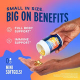 Oceanblue Everyday Omega Minis Fish Oil Softgels close-up