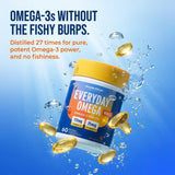 Oceanblue Everyday Omega Minis Fish Oil Softgels in hand