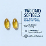 Oceanblue Everyday Omega Minis Fish Oil Softgels side view