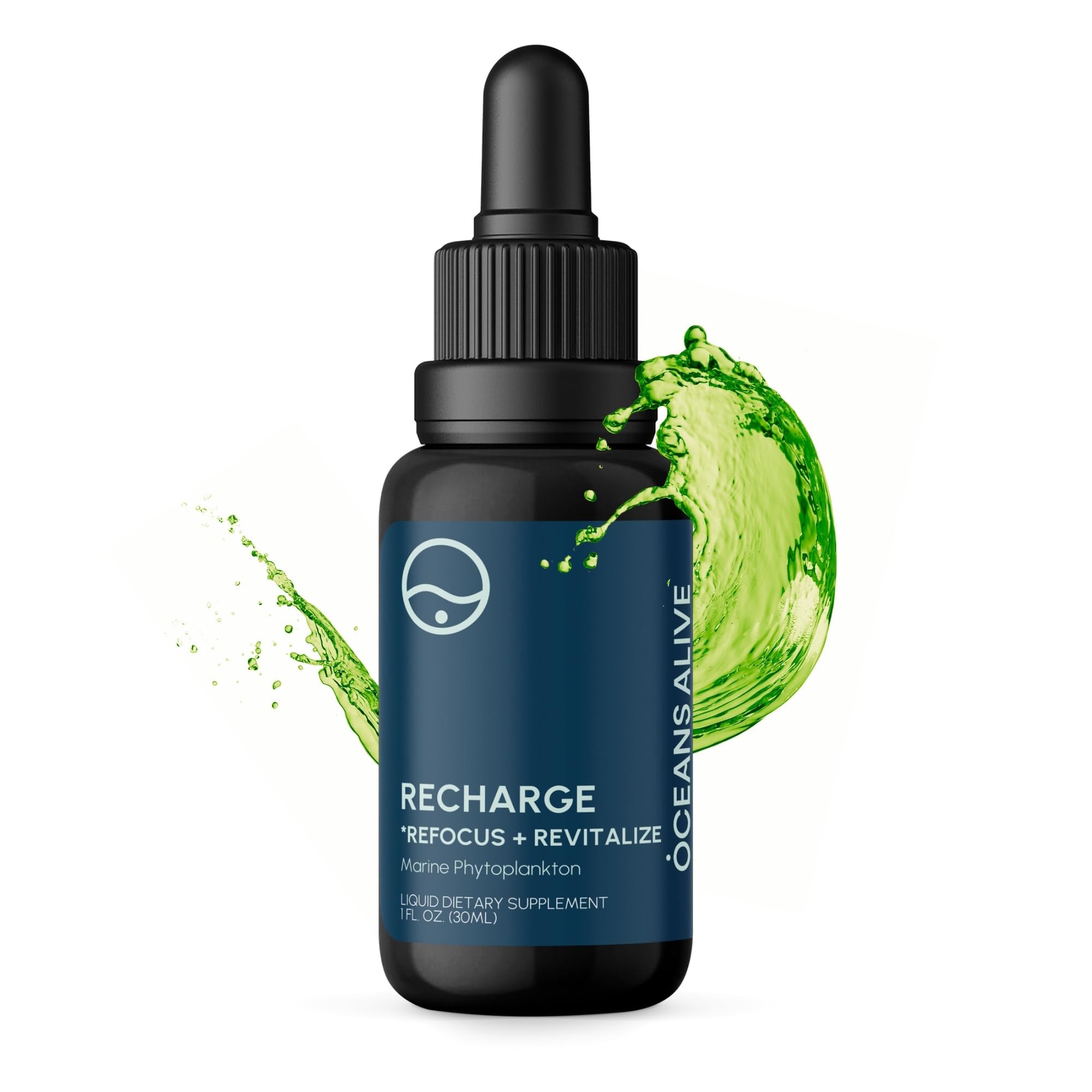 Oceans Alive Marine Omega 3 Concentrace Liquid Minerals front view