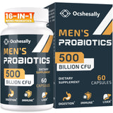 Ocshesally Men's Probiotic Supplement bottle front view