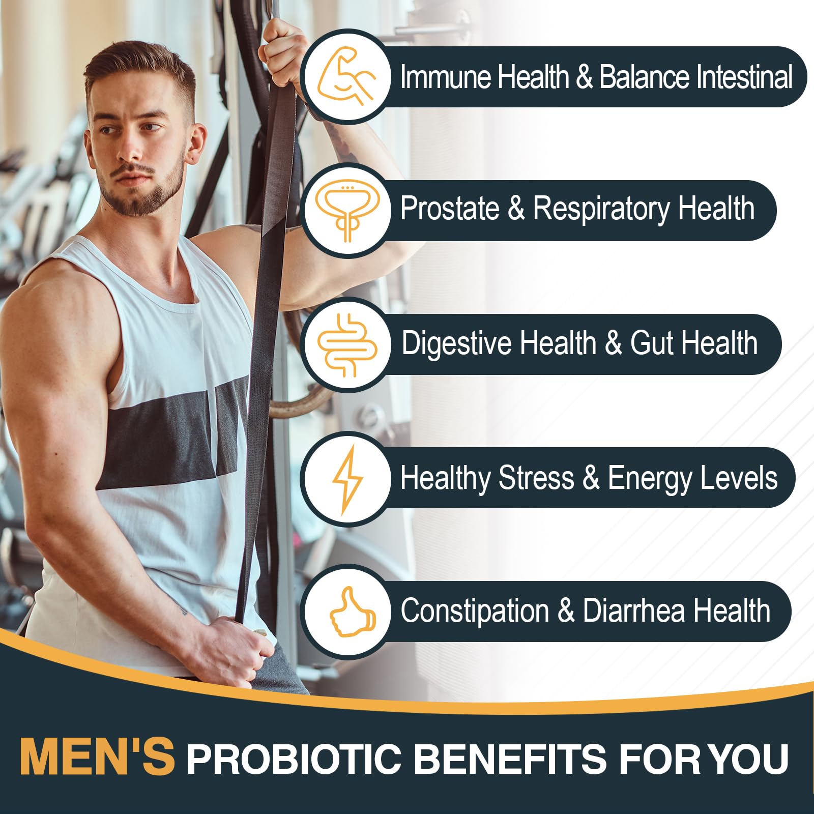 Ocshesally Men's Probiotic Supplement ingredients list