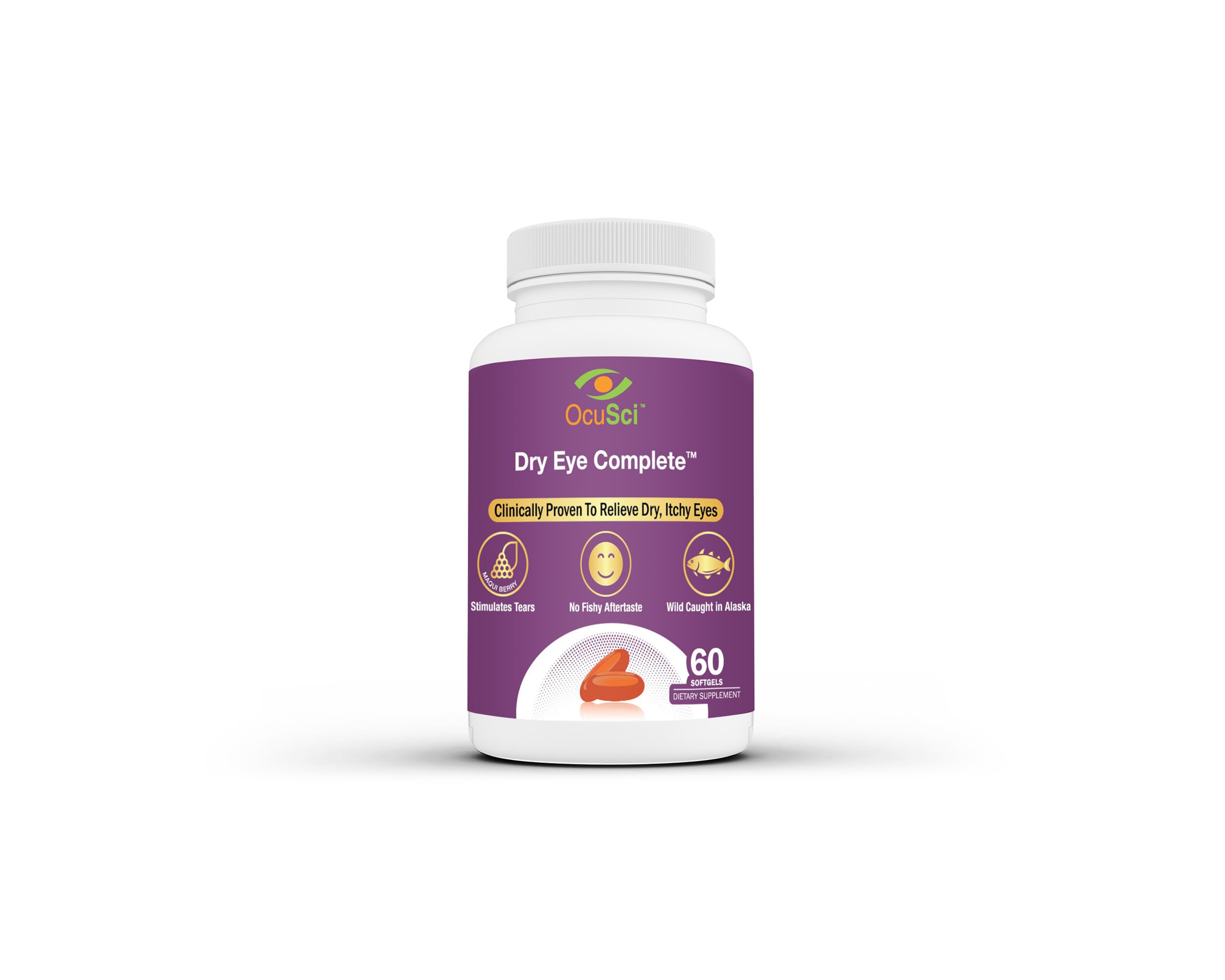 OcuSci Omega-3 Fish Oil Capsules lifestyle scene