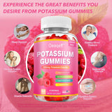 Oeaqeff Potassium Gummies displayed on a kitchen counter