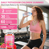 Oeaqeff Potassium Gummies ingredients list on the packaging