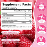 Oeaqeff Potassium Gummies raspberry flavour gummies close-up