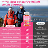 Oeaqeff Potassium Gummies with a measuring spoon
