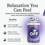 OFF BY PSICOESPACIO Night Time L-Theanine Supplement capsule close-up