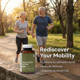 Offernova Collagen Capsules on a wooden table