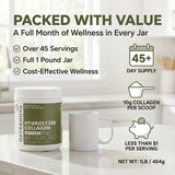 Offernova Collagen Peptide Powder mixed in a smoothie