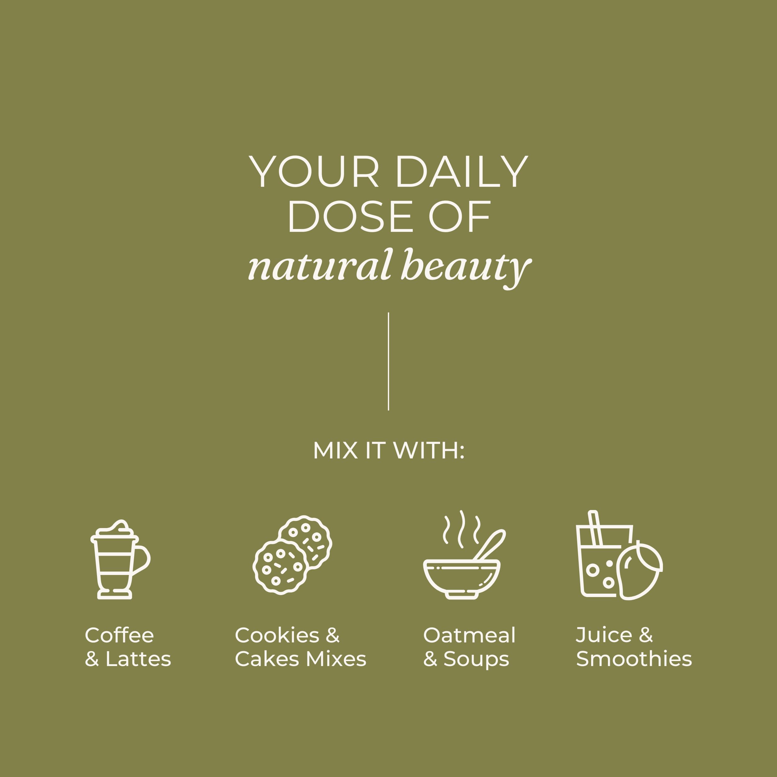 Offernova Collagen Peptide Powder with fruits and vegetables