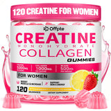 OFFPTE Creatine Gummies for Women 120 Count bottle front view