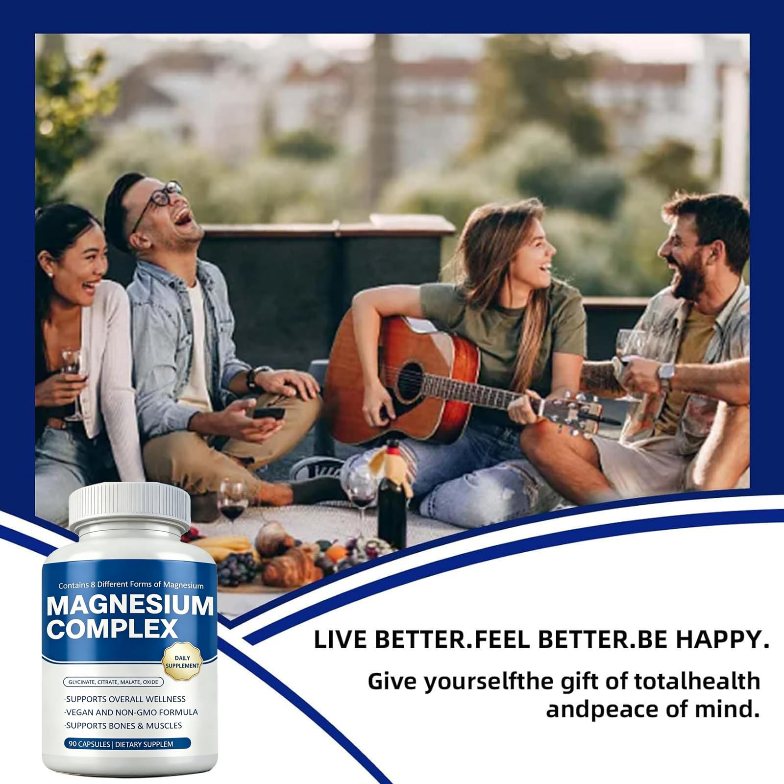 OFHOFH Magnesium Supplement 8 Elements capsules close-up