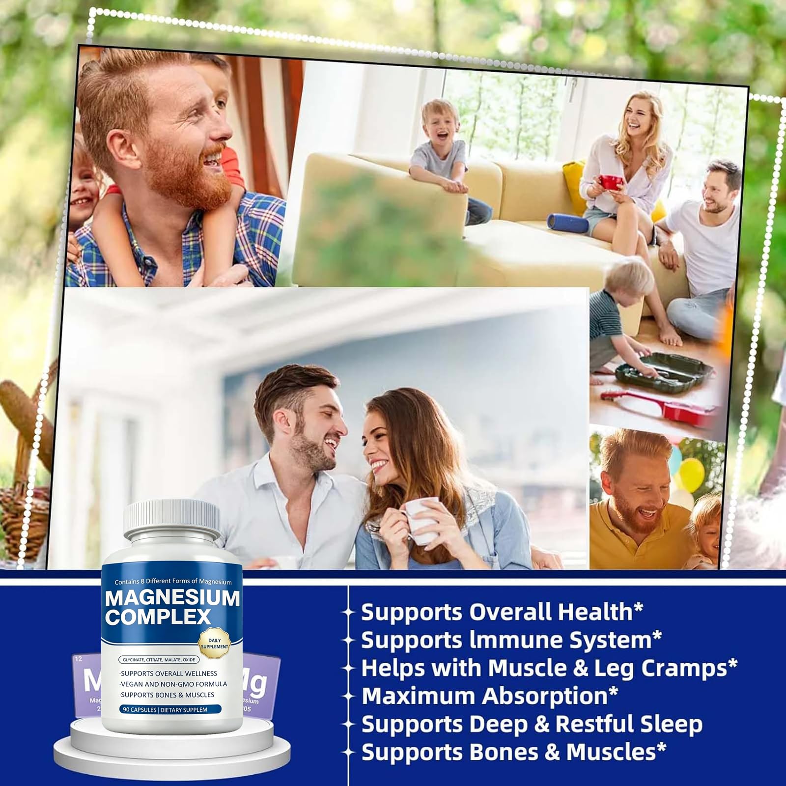 OFHOFH Magnesium Supplement 8 Elements packaging