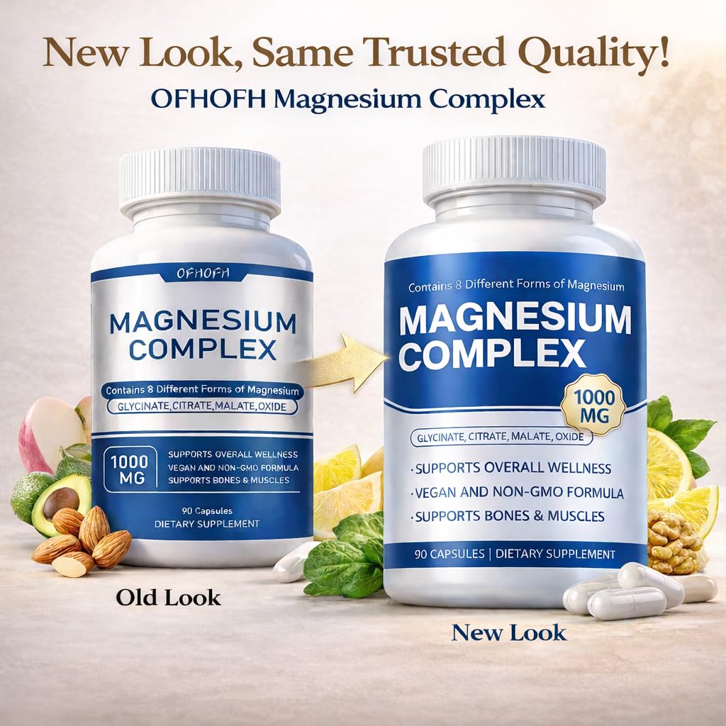 OFHOFH Magnesium Supplement 8 Elements side view