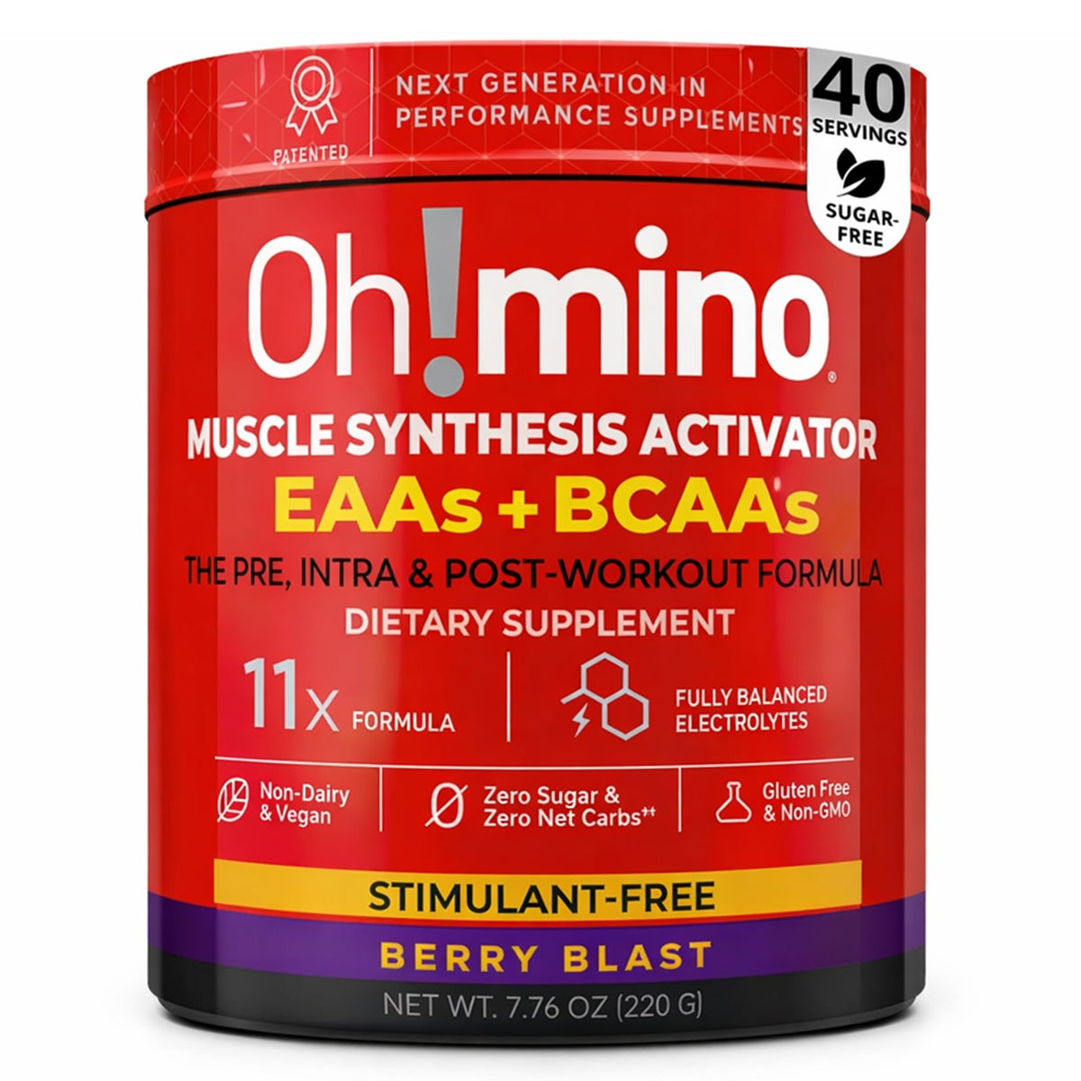 Oh!mino Amino Acid Supplement 290g front view