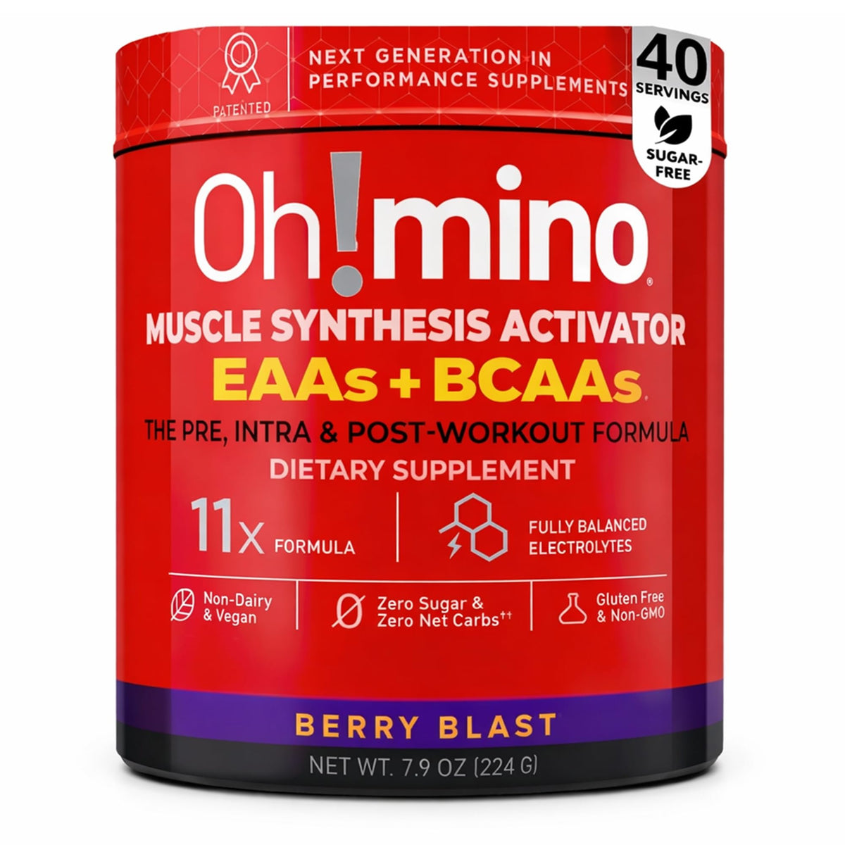 Oh!mino Amino Acid Supplement 290g front view