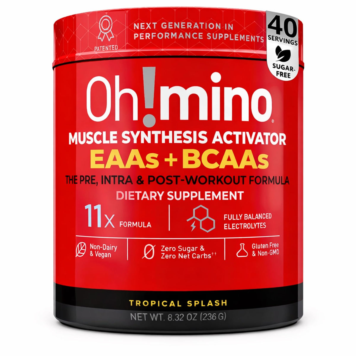 Oh!mino Amino Acid Supplement 299g front view