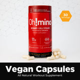 Oh!mino Amino Acid Supplement side view of bottle
